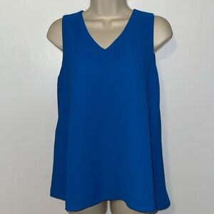 Cato Sleveless Blouse Top Royal Blue Women’s XS Extra Small
